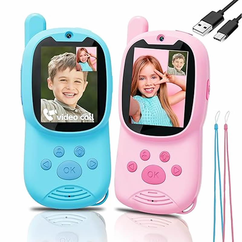 Outdoor Camping Videos - Walkie Talkies for Kids Rechargeable Toddler