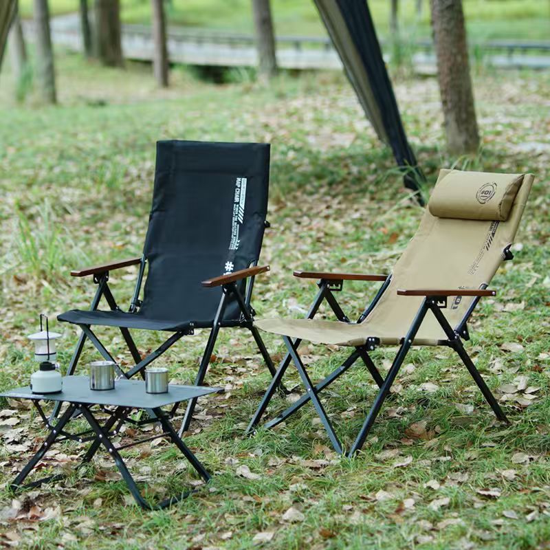 Outdoor Camping Hammock Chair - Folding High Back Beach Camping Chair