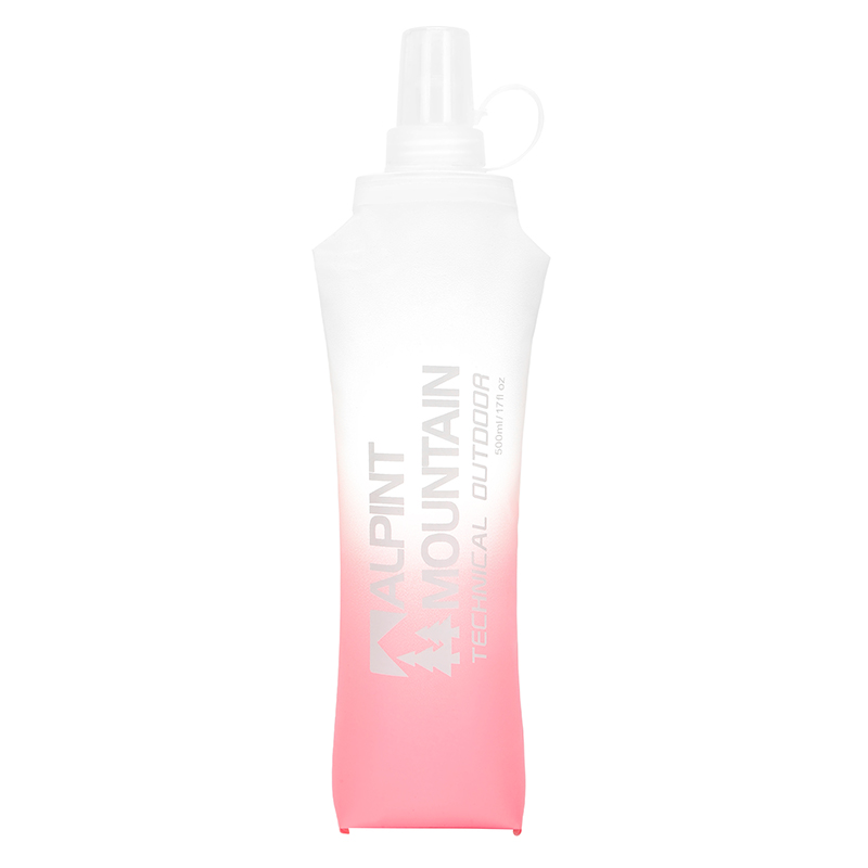 Collapsible Water Bottle - 500ml Foldable Leak-Proof Soft Collapsible Water