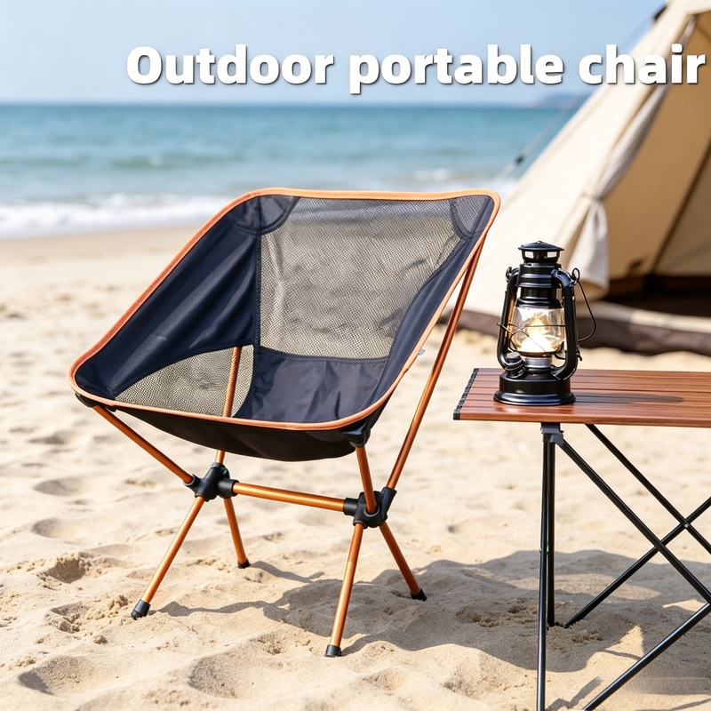 Outdoor Camping Hammock Chair - Ultra-light Aluminum Alloy Moon Chair Camping