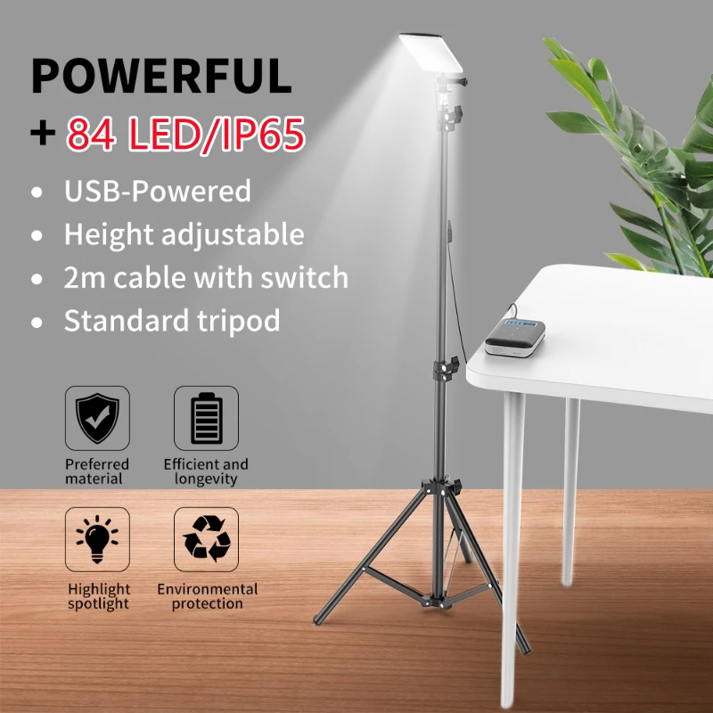 Outdoor Camping Videos - Adjustable 84Pcs LED USB Powered Lamp