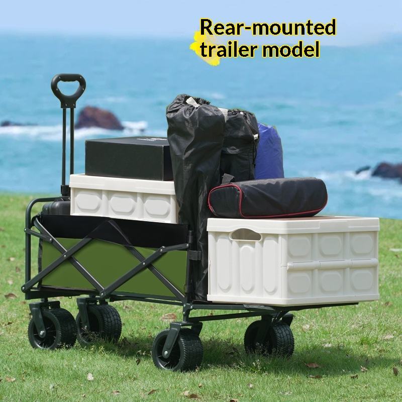 Outdoor Camping Trolley - Factory Sale Four Wheel Platform Camping