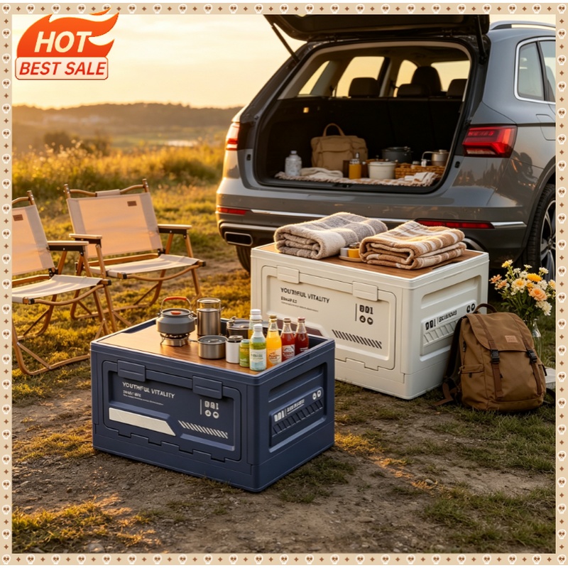 Outdoor Camping Folding Storage Box - Outdoor Storage Box Camping Folding Box