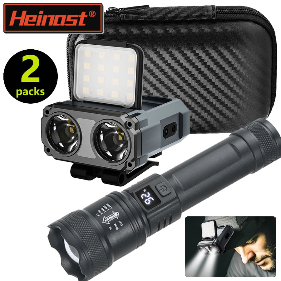 Outdoor Camping Hat - Ultra Bright Mini Rechargeable Head Lamp/Portable