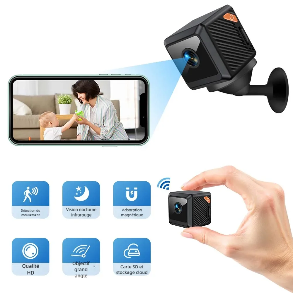 Outdoor Camping Videos - W02 1080P mini security protection home