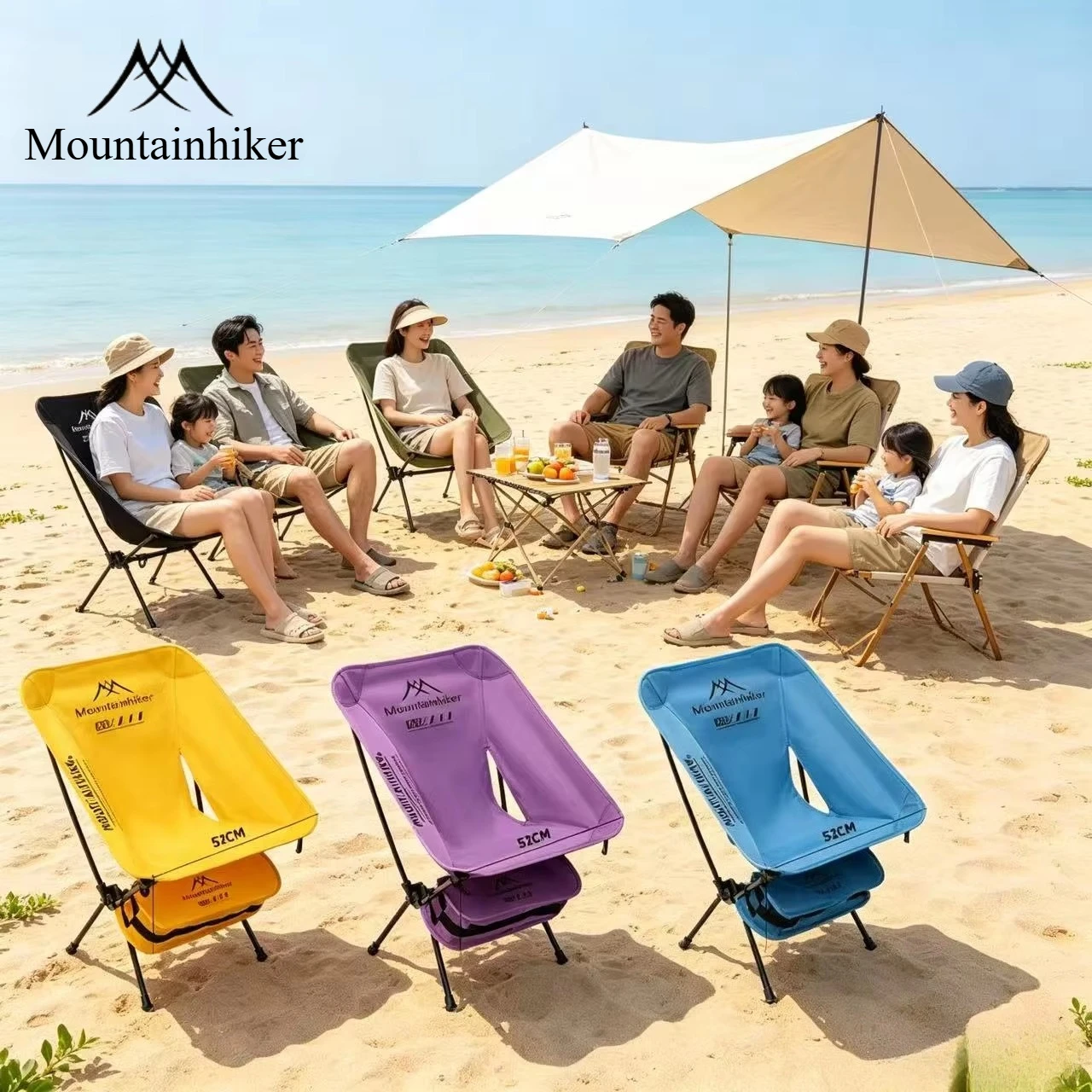 Outdoor Camping Hammock Chair - Ultra Light Folding Moon Chair Alu