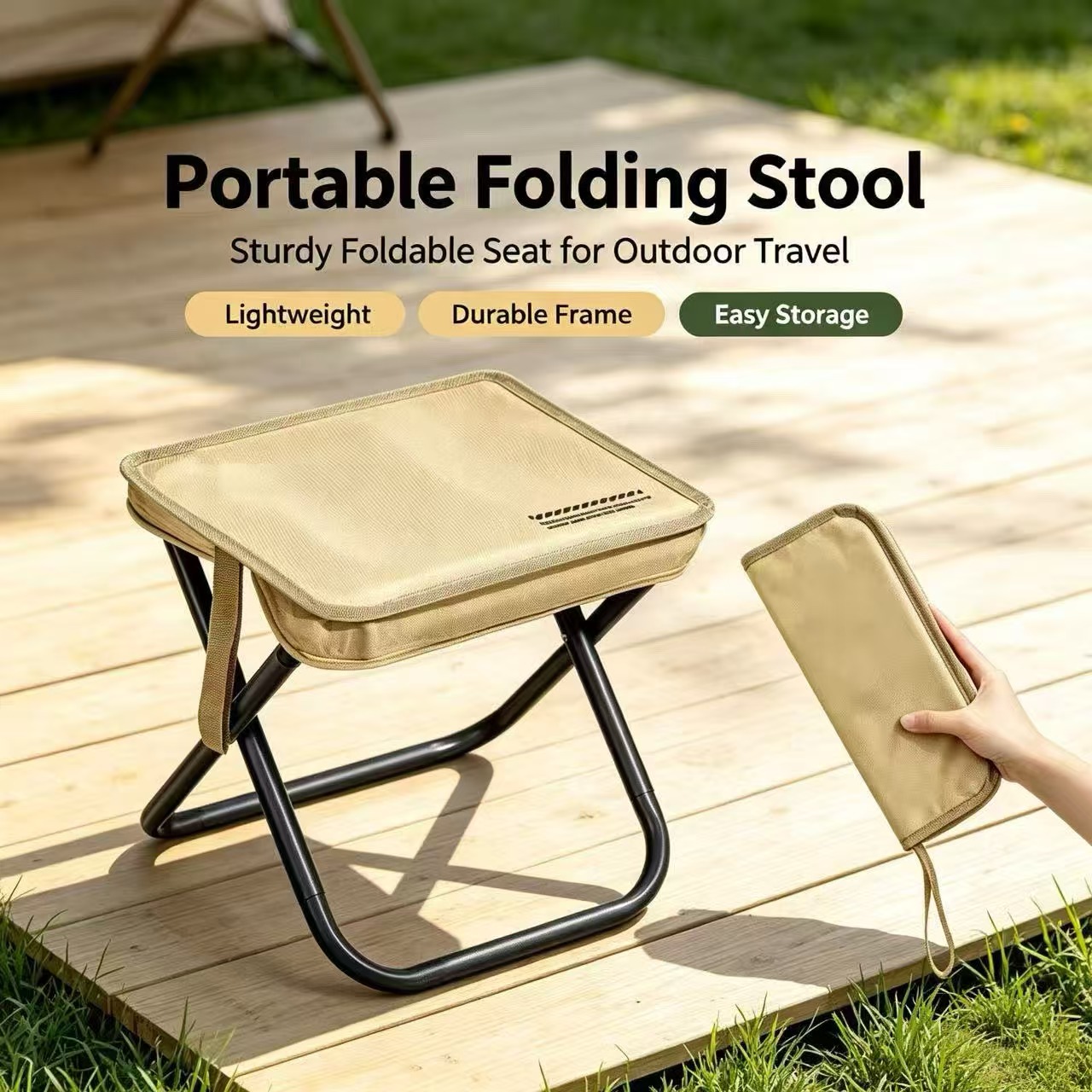 Outdoor Camping Hammock Chair - Magza Portable Folding Stool Ultra Light