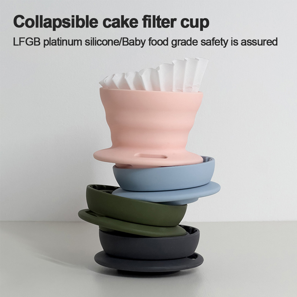 Collapsible Water Bottle - LFGB Food Grade Collapsible Silicone Coffee