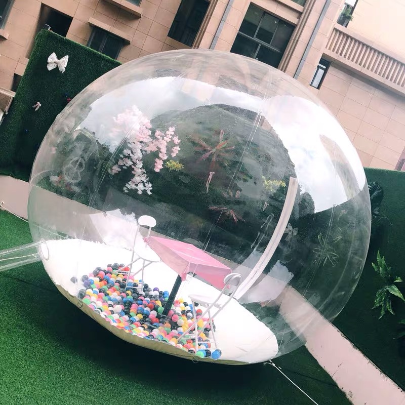 Outdoor Camping Exhibition - Inflatable Bubble Igloo Tent Transparent 360°