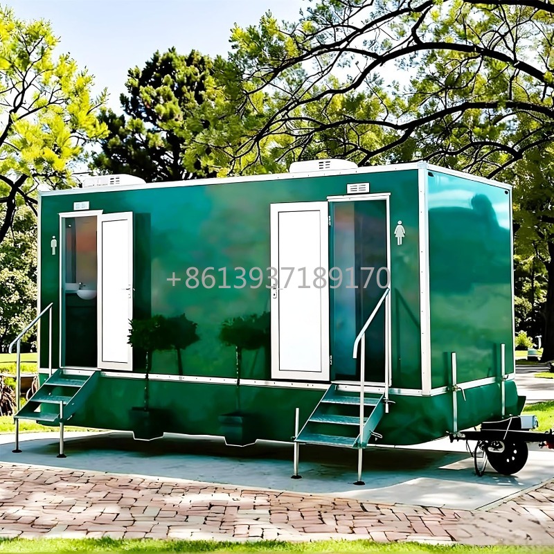 Mobile Toilet Trailer with Bas - огляд і ціна Portable Camp Toilet