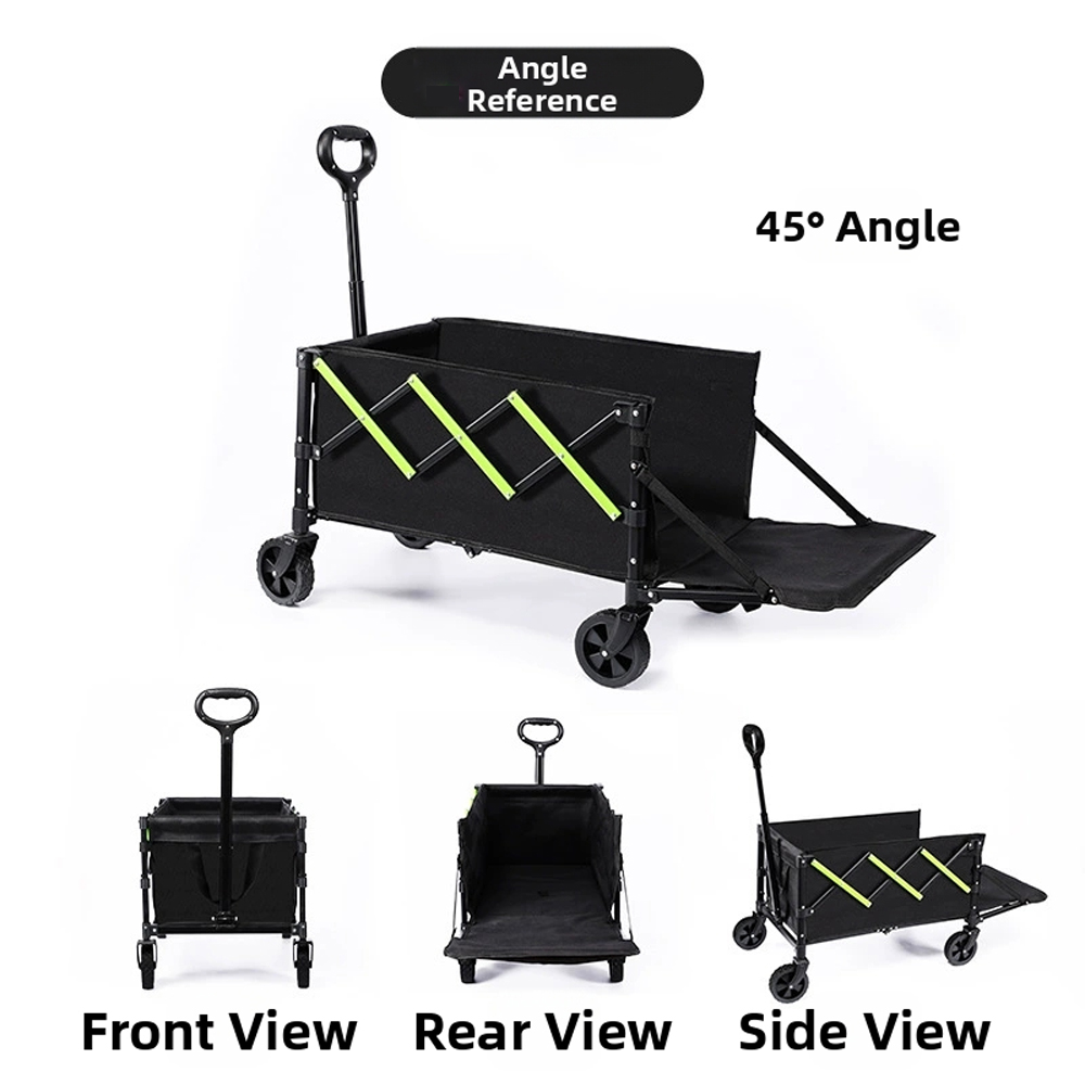 E-RIKE Foldable Utility Heavu  - огляд і ціна Outdoor Camping Trolley