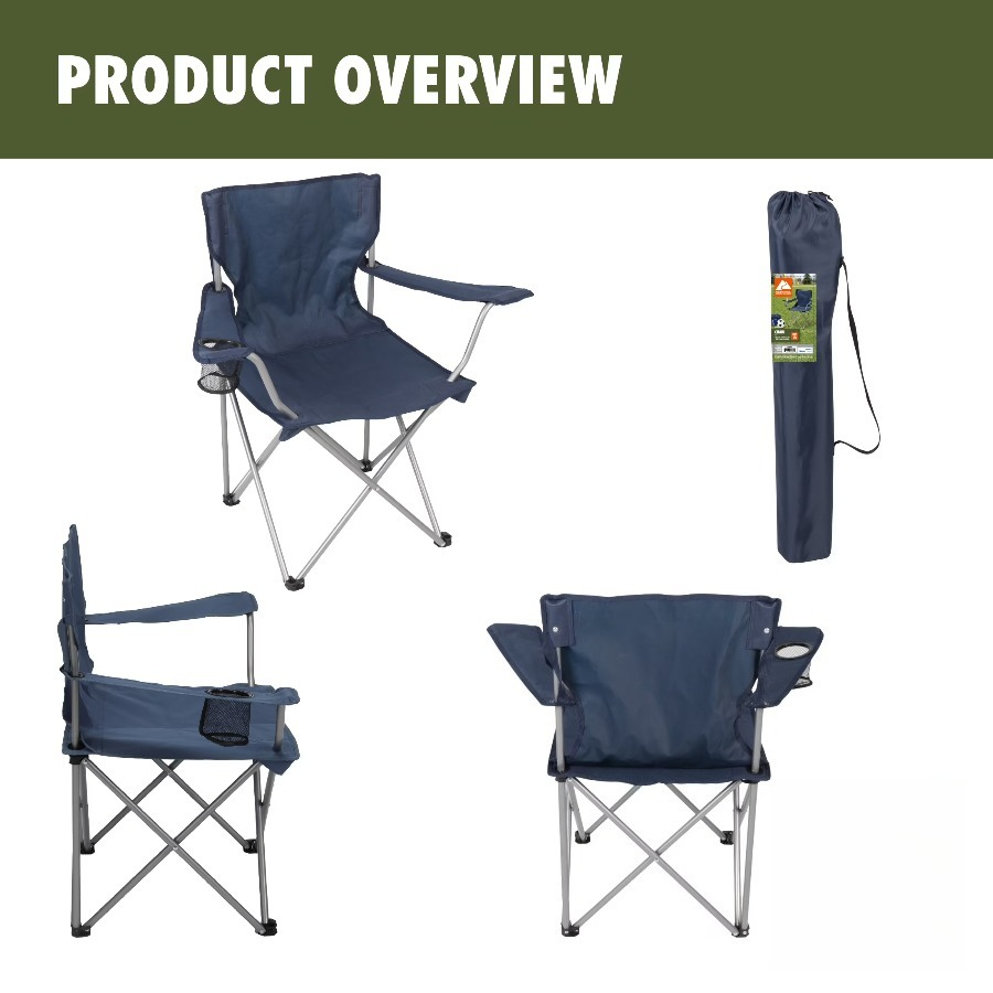BLUE-Ozark Trail Quad Folding  - огляд і ціна Camping Quad