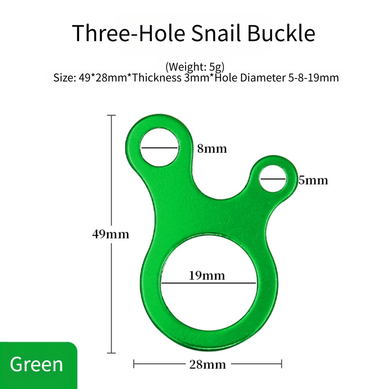 Aluminum Alloy 3 Hole Tent Guy - огляд і ціна Outdoor Camping Guy