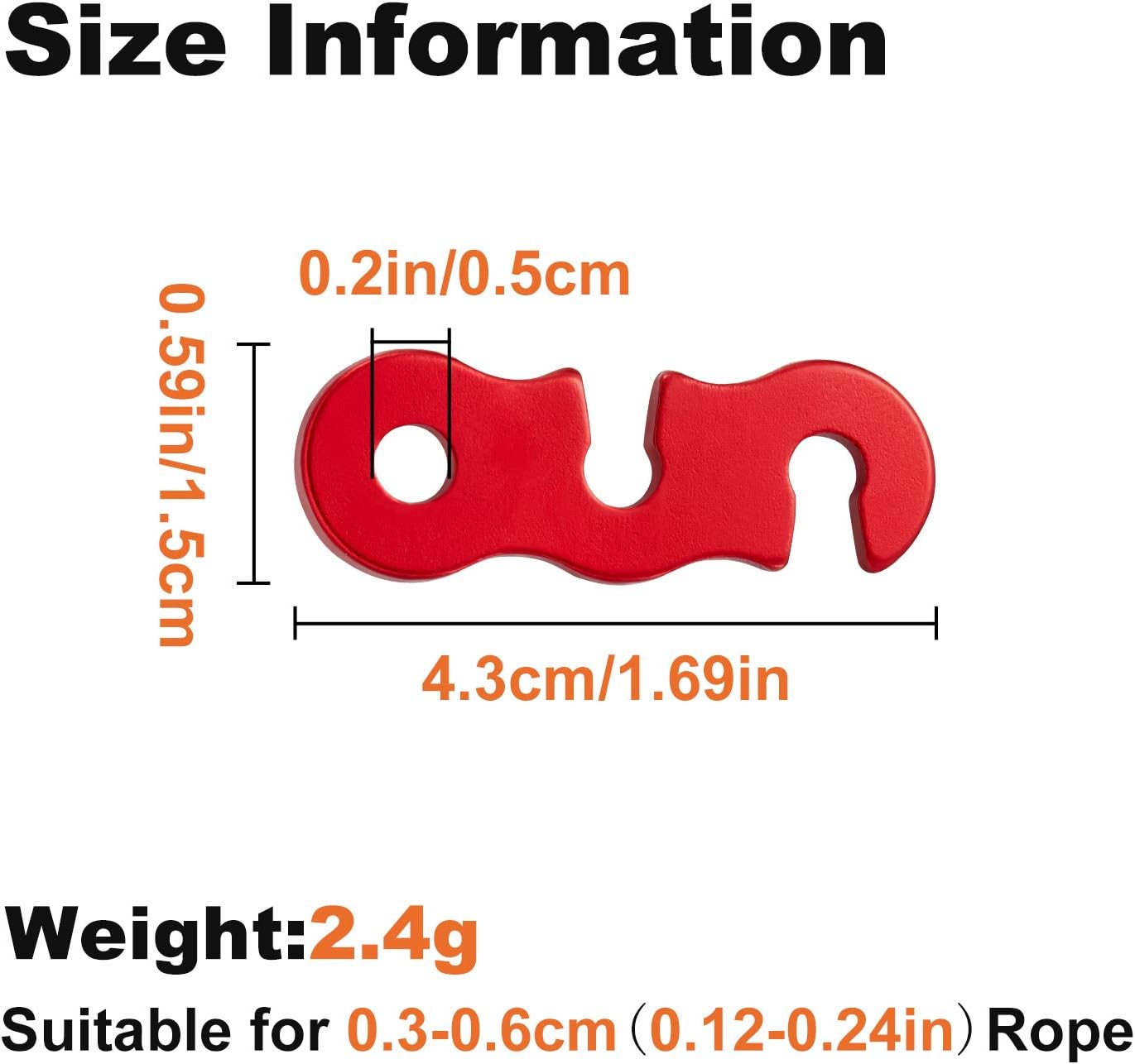 20Pcs Aluminum Alloy Tent Guyl - огляд і ціна Outdoor Camping Guy