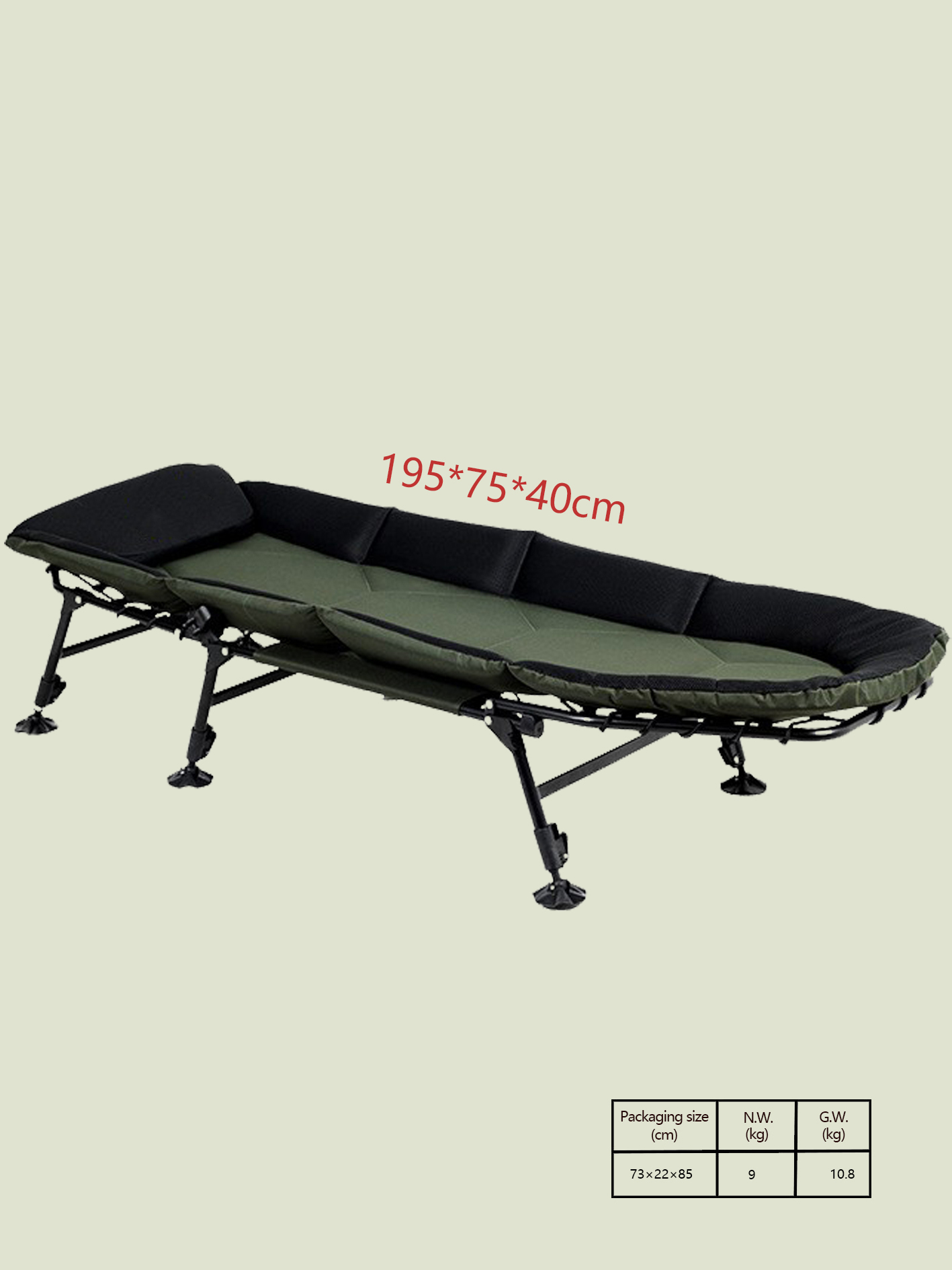 Folding Bed Widened Thickened  - огляд і ціна Outdoor Camping Beds For Sale