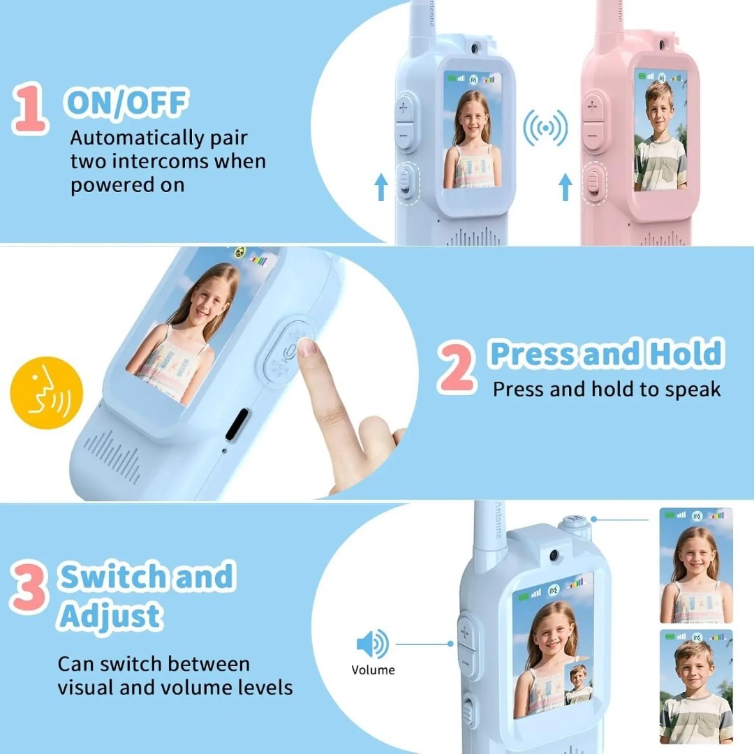 2Pcs Walkie Talkies for Kids 3 - огляд і ціна Outdoor Camping Videos