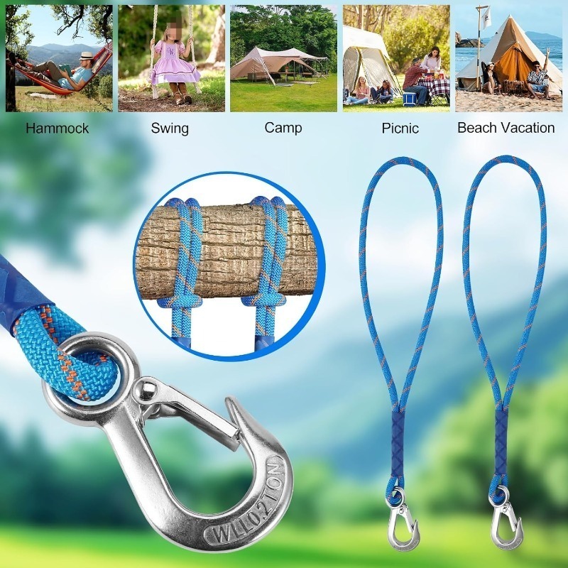 1/2Pcs Wear Resistant Metal Ho - огляд і ціна Outdoor Camping Hammock Chair