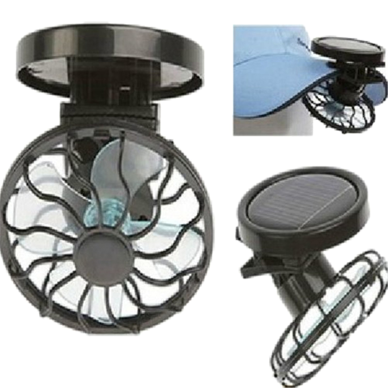 Portable Mini Solar Clip Fan S - огляд і ціна Outdoor Camping Hat
