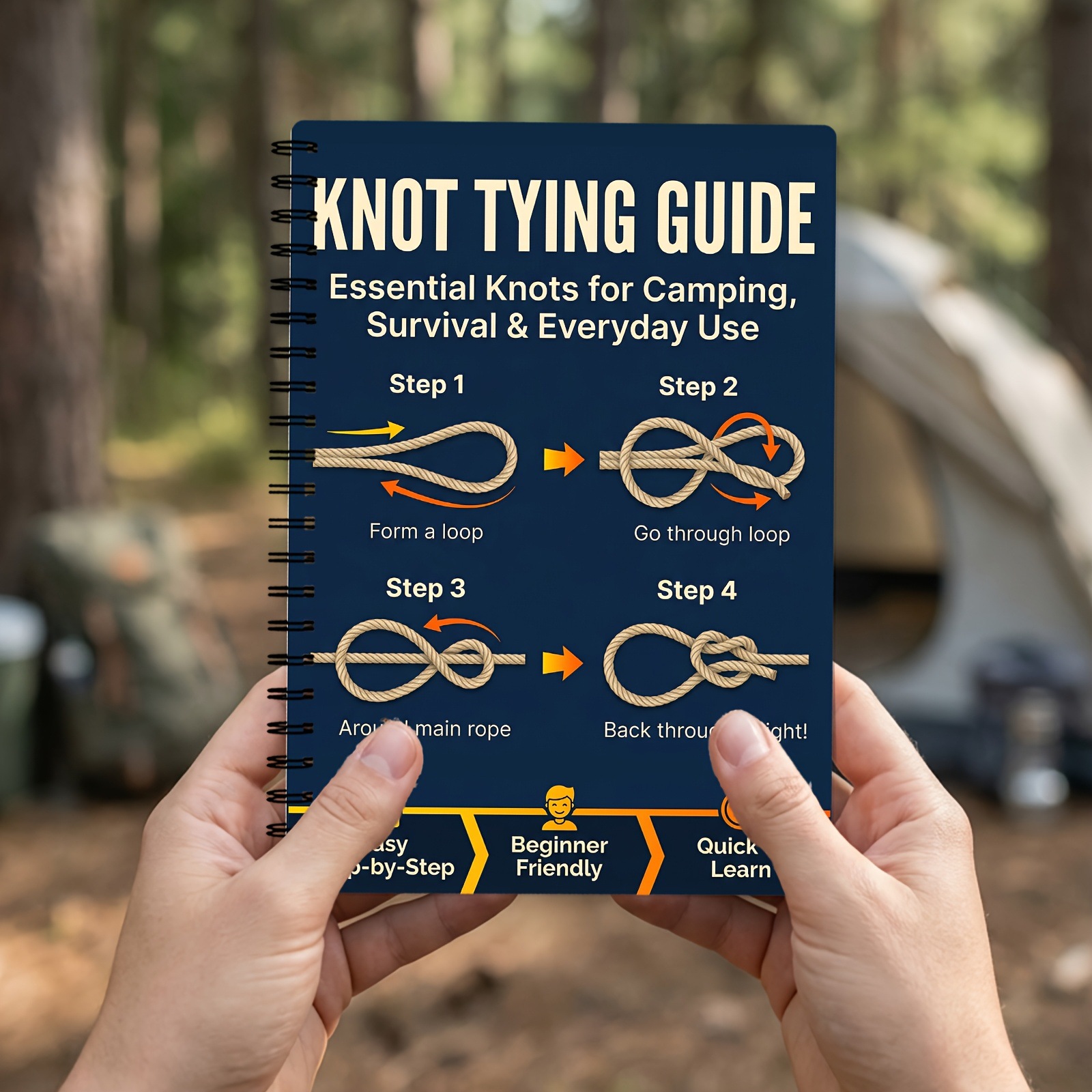 Outdoor Survival Knots StepbyS - огляд і ціна Outdoor Camping Essentials