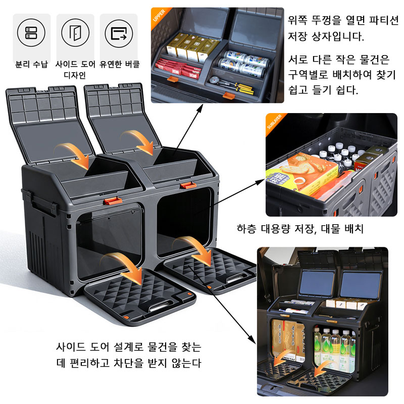 Upgraded Sloping Car Trunk Sto - огляд і ціна Outdoor Camping Folding Storage Box