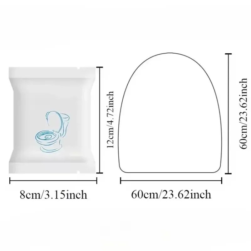 50/20/10pcs Portable Disposabl - огляд і ціна Portable Camp Toilet