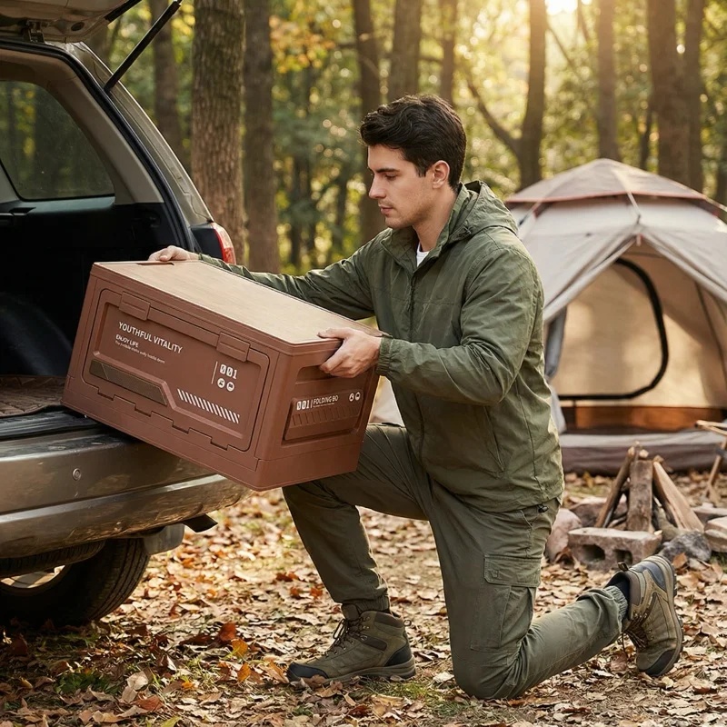 Outdoor Storage Box Camping Fo - огляд і ціна Outdoor Camping Folding Storage Box