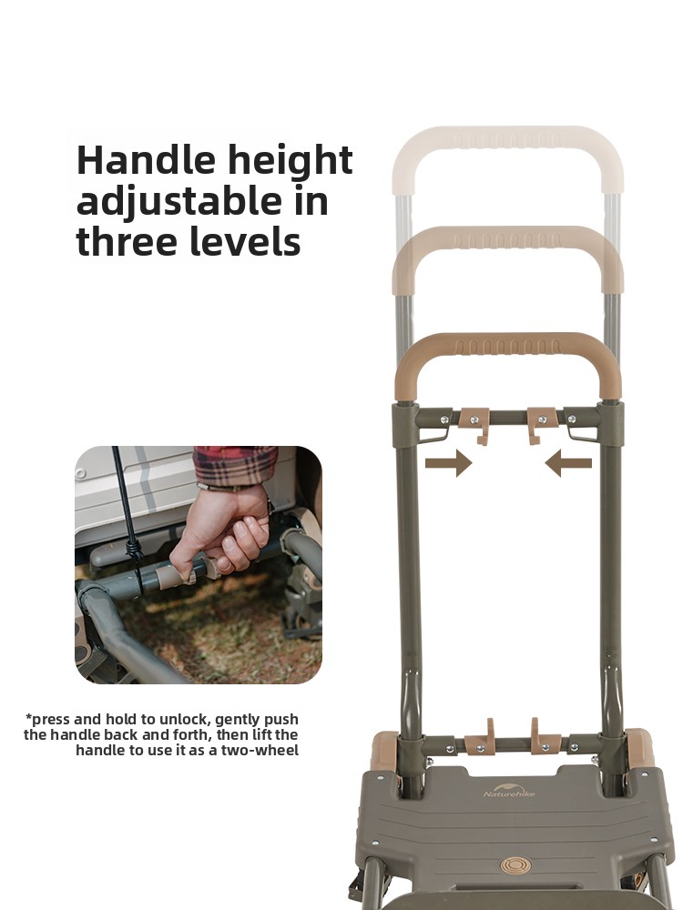 Naturehike 2-in-1 Folding Hand - огляд і ціна Outdoor Camping Trolley
