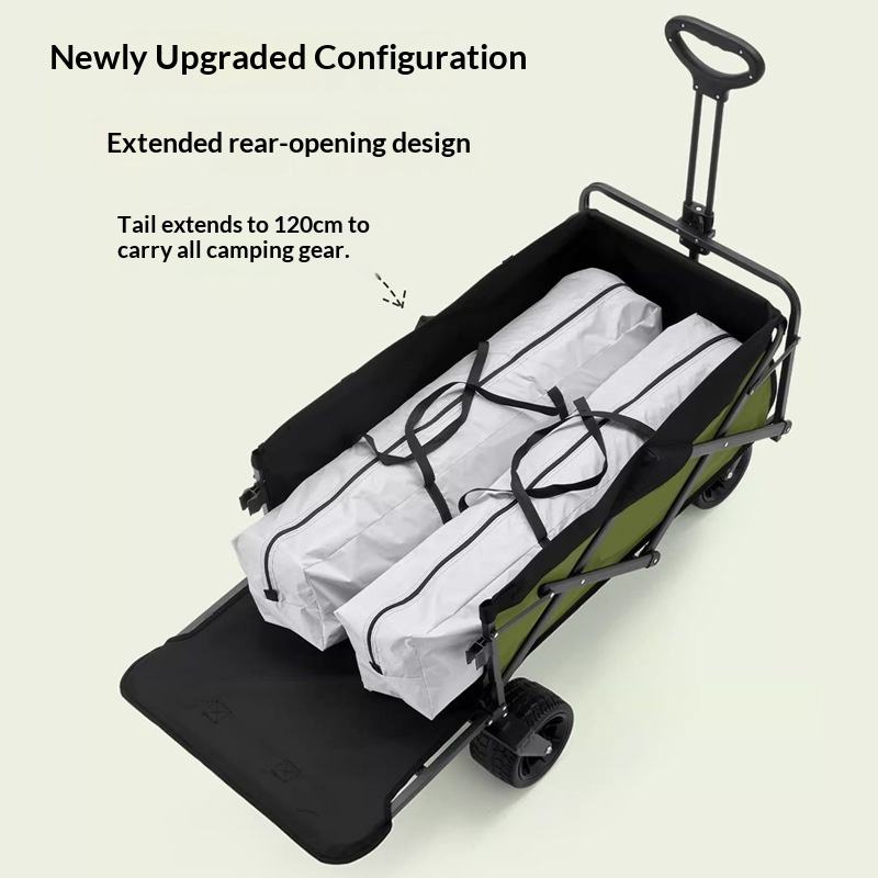 Factory Sale Four Wheel Platfo - огляд і ціна Outdoor Camping Trolley
