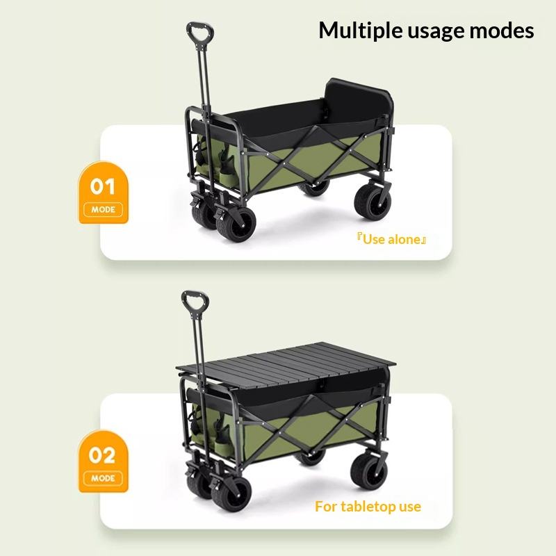 Factory Sale Four Wheel Platfo - огляд і ціна Outdoor Camping Trolley