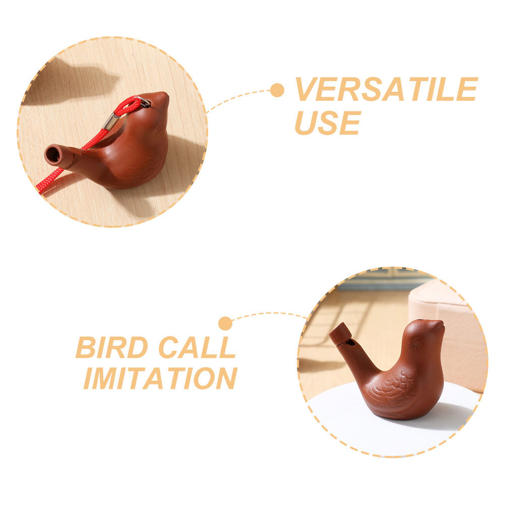 4Pcs Purple Clay Bird Whistle  - огляд і ціна Outdoor Camping Activities For Kids