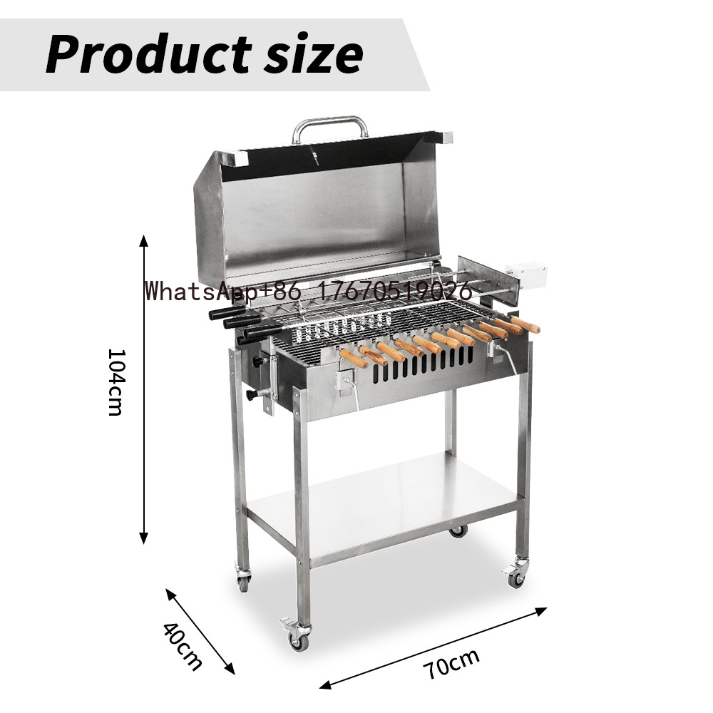 Modern Outdoor Large Charcoal  - огляд і ціна Outdoor Camping Trolley