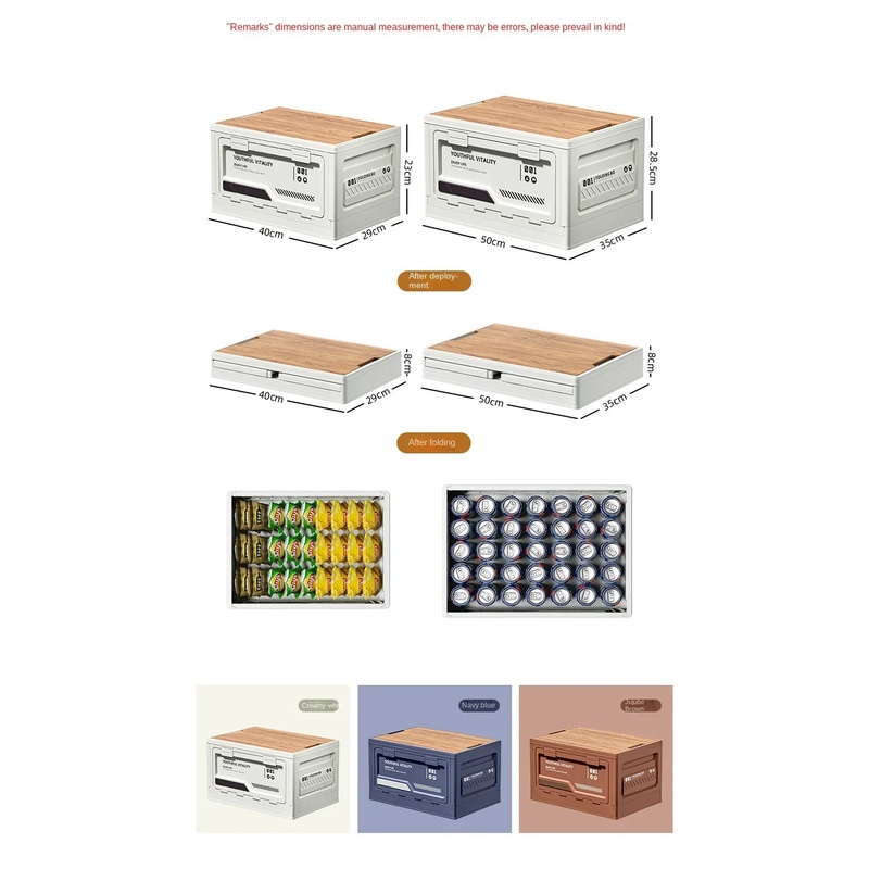 Outdoor Storage Box Camping Fo - огляд і ціна Outdoor Camping Folding Storage Box