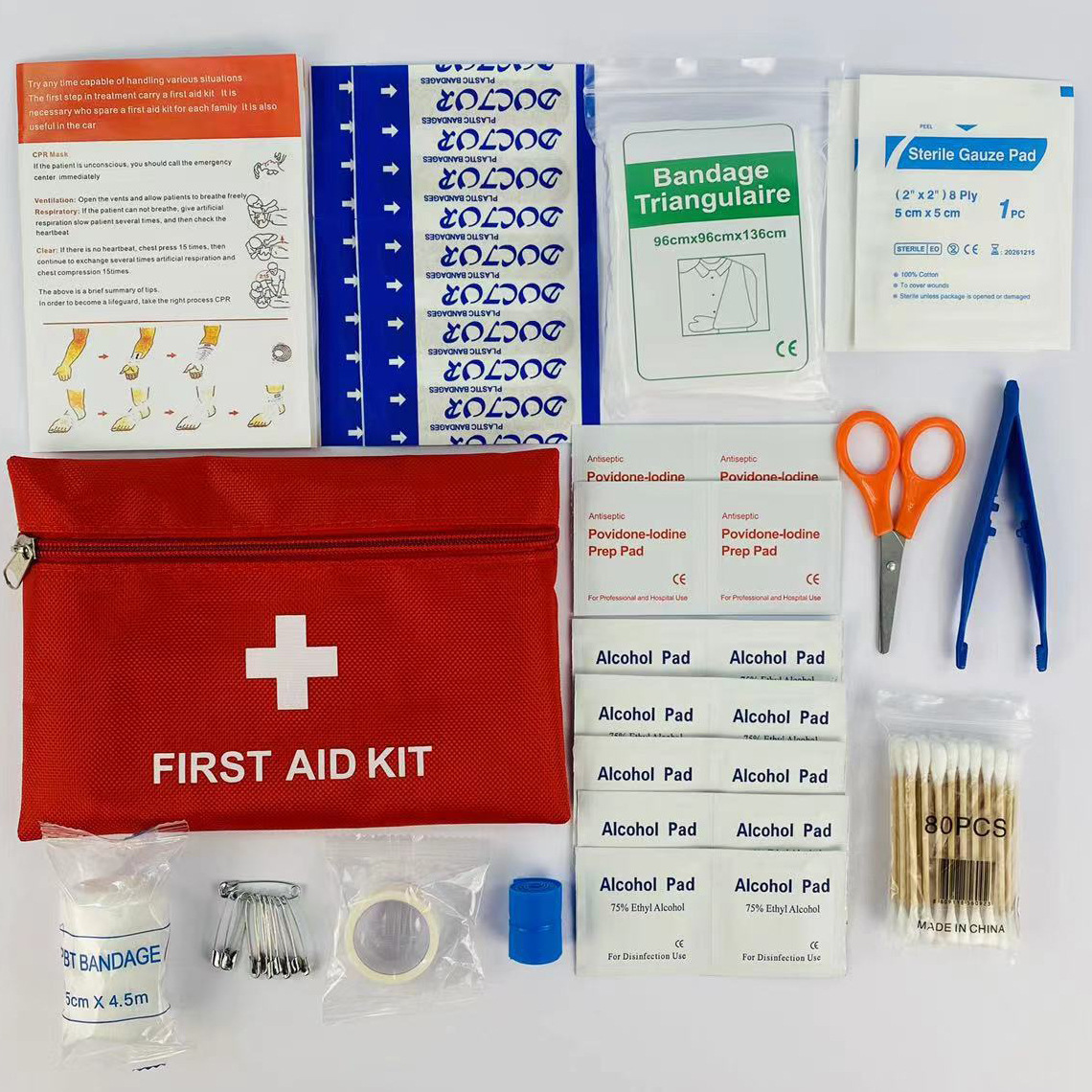 14pcs First Aid Kit Trauma Kit - огляд і ціна Outdoor Camping Essentials