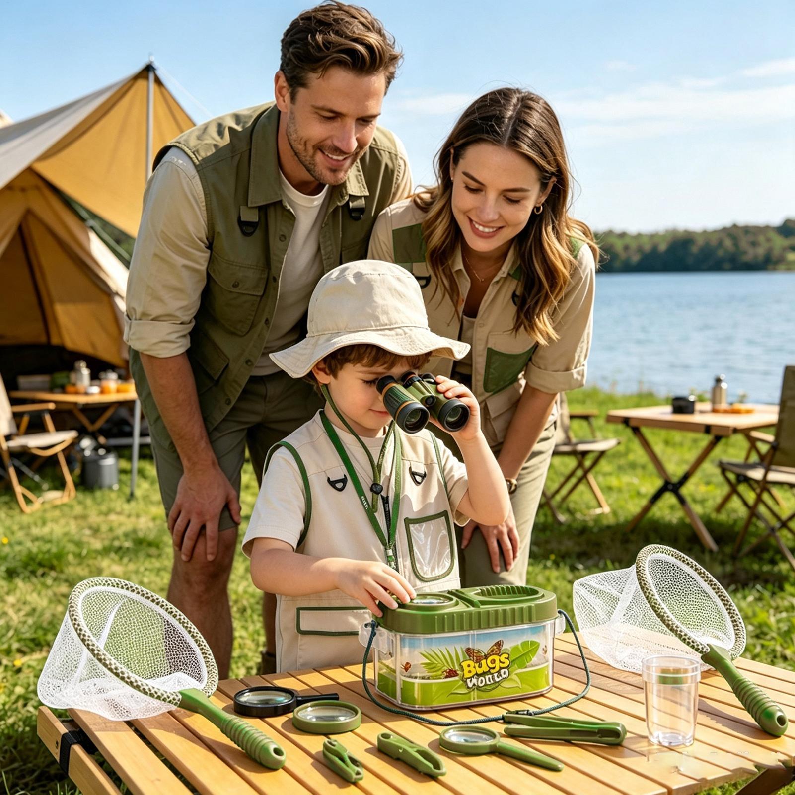 Kids Adventure Kit With Magnif - огляд і ціна Outdoor Camping Activities For Kids