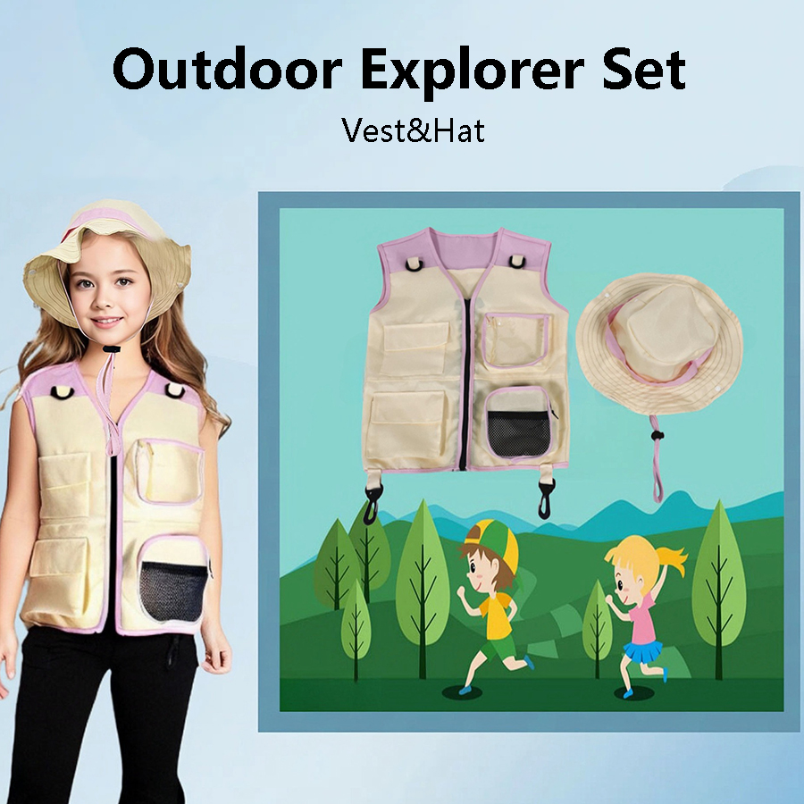 Children Explorer Vest Hat Sui - огляд і ціна Outdoor Camping Activities For Kids