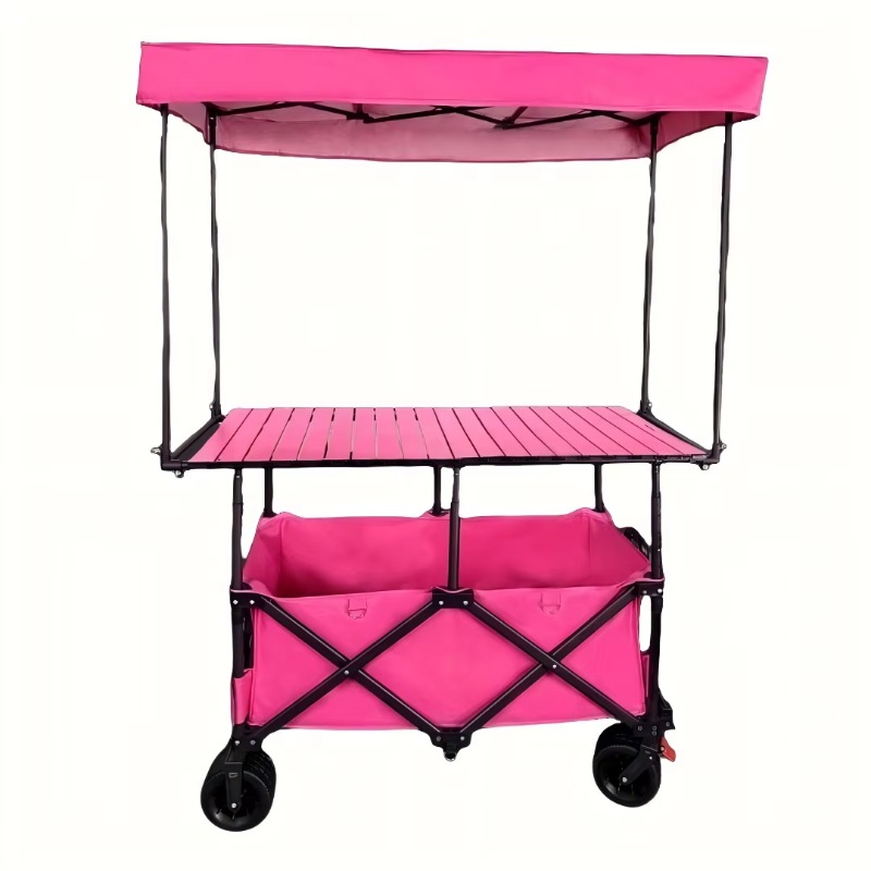 Stall Folding Steel Table Trol - огляд і ціна Outdoor Camping Trolley
