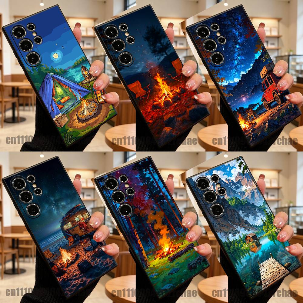 For Outdoor Camping Bonfire Wa - огляд і ціна Outdoor Camping Wallpaper