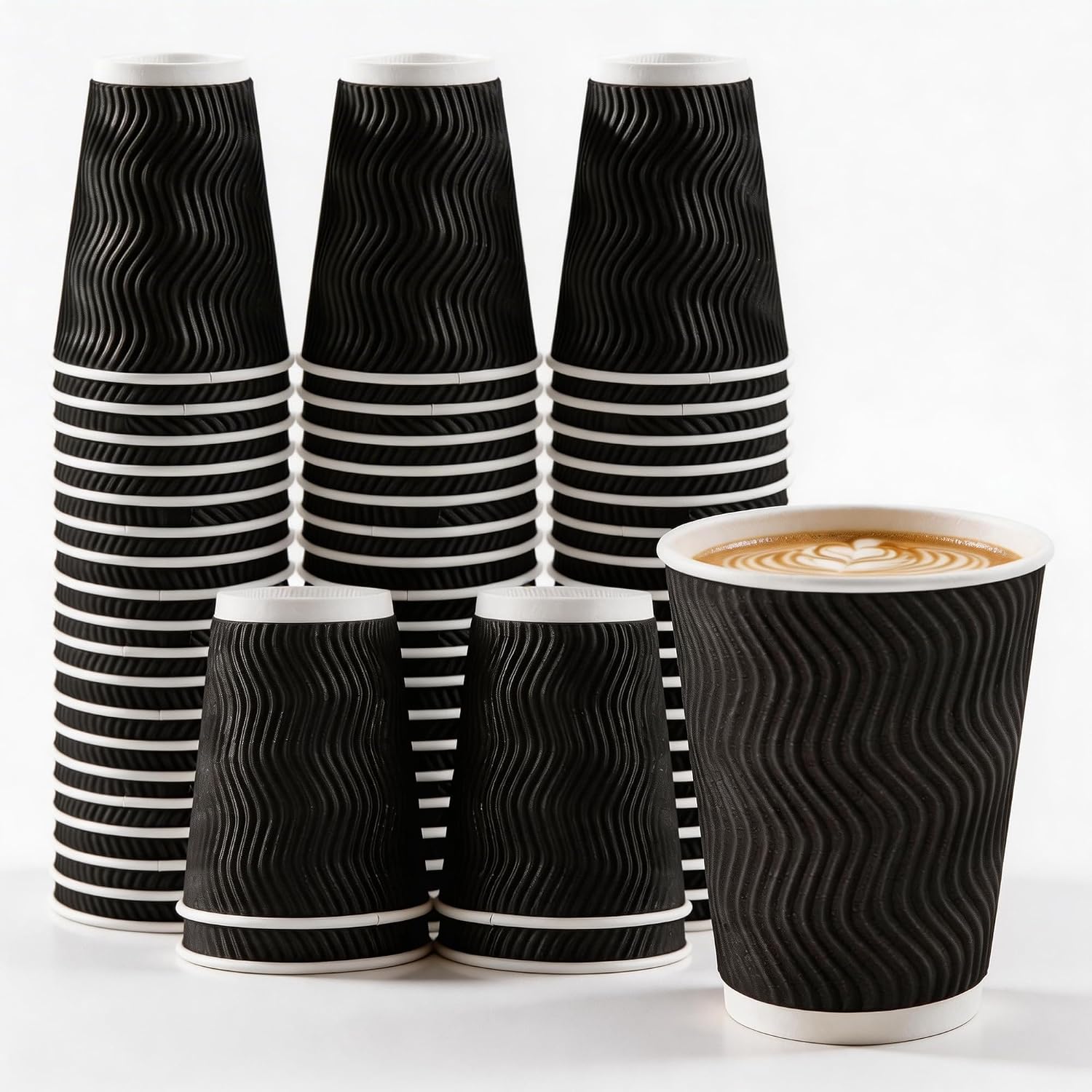 50 Pack 12oz Ripple Wall Dispo - огляд і ціна Outdoor Camping Wallpaper