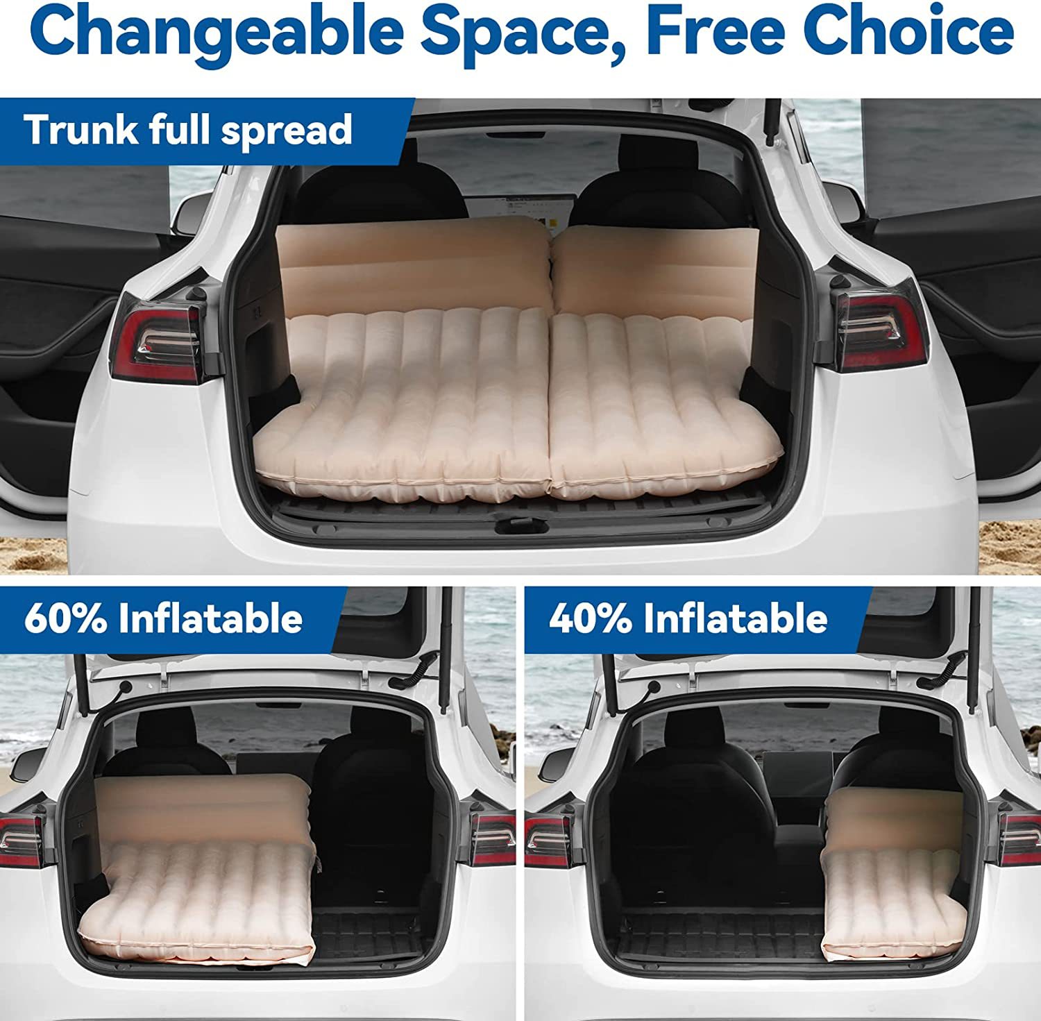 Car Inflatable Bed For Tesla M - огляд і ціна Inflatable Mattress
