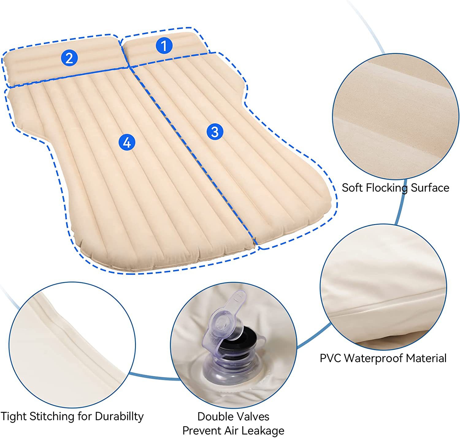 Car Inflatable Bed For Tesla M - огляд і ціна Inflatable Mattress