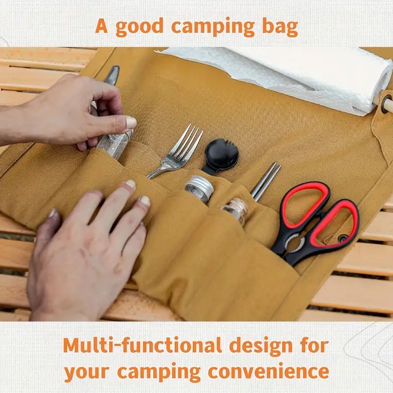 Outdoor Canvas Utensil Organiz - огляд і ціна Outdoor Camping Wallpaper