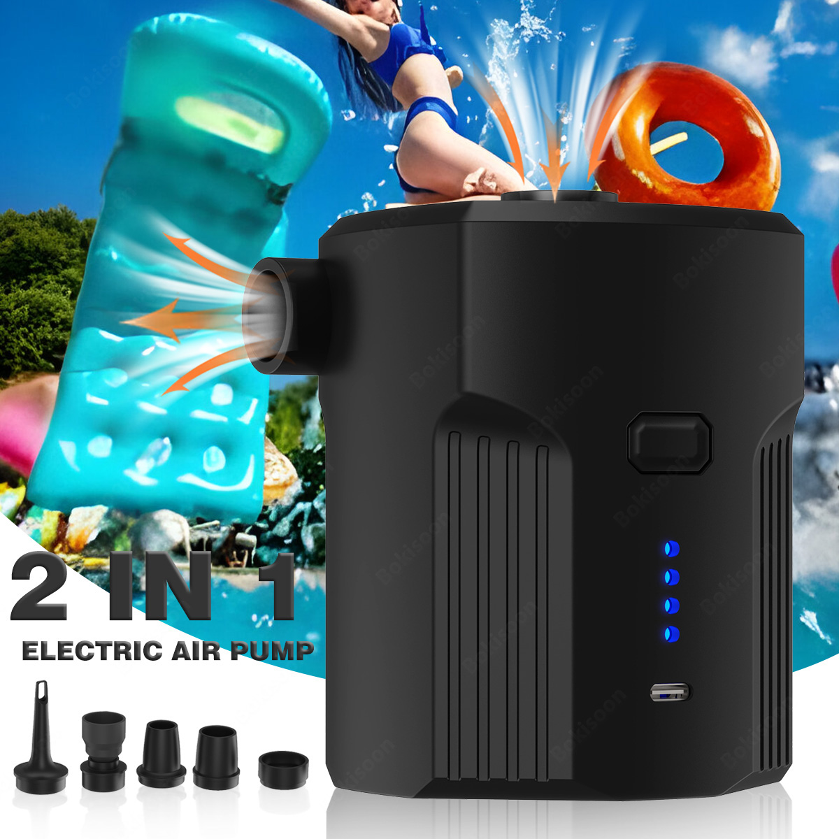 Portable Electric Air Pump for - огляд і ціна Inflatable Mattress