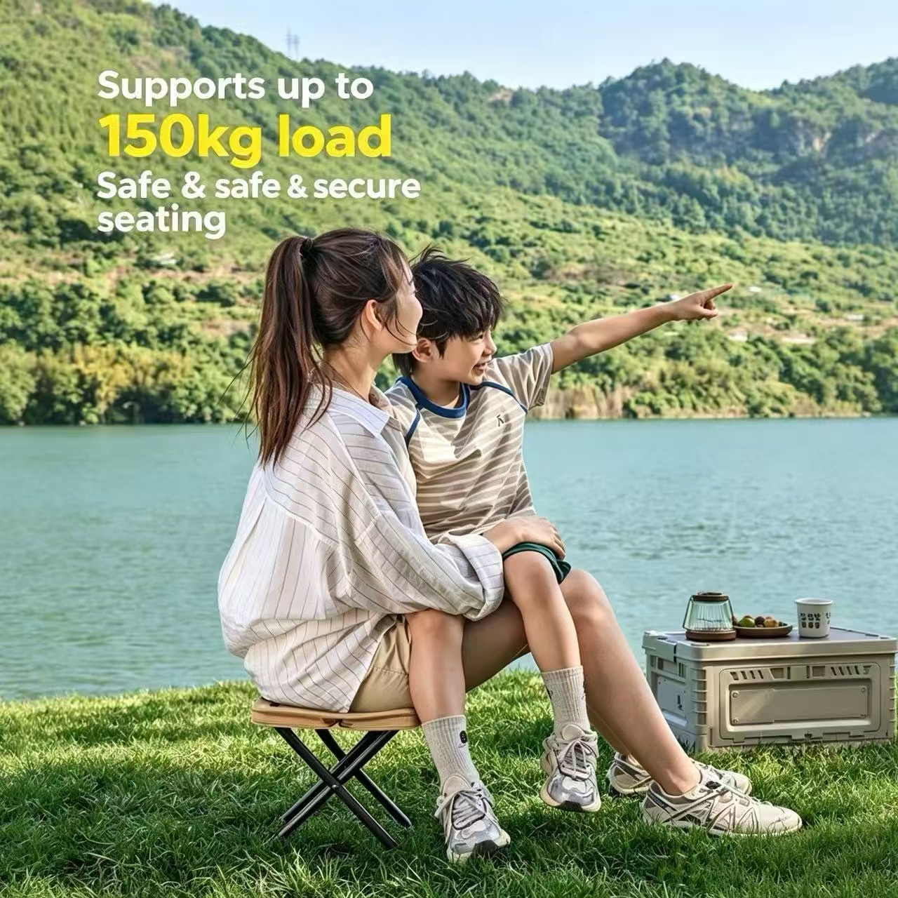 Magza Portable Folding Stool U - огляд і ціна Outdoor Camping Hammock Chair