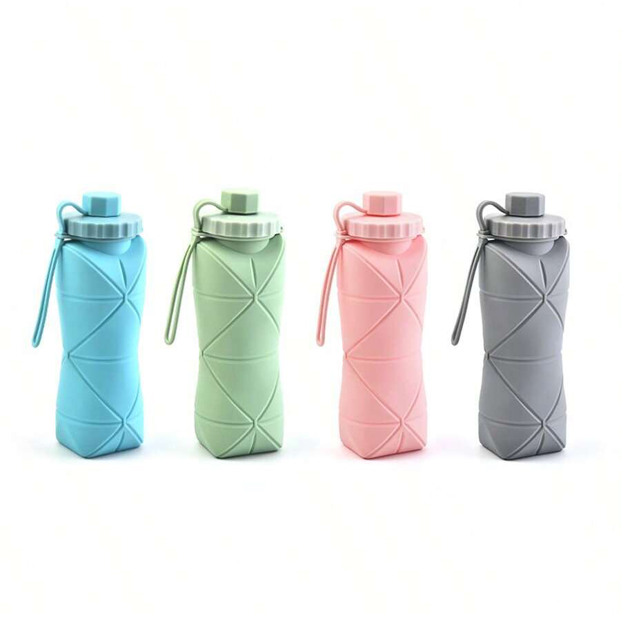 1Pc 600mlLarge Collapsible Sil - огляд і ціна Collapsible Water Bottle