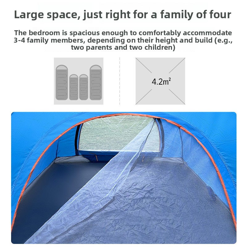 Tent Outdoor Camping Double Qu - огляд і ціна Camping Quad
