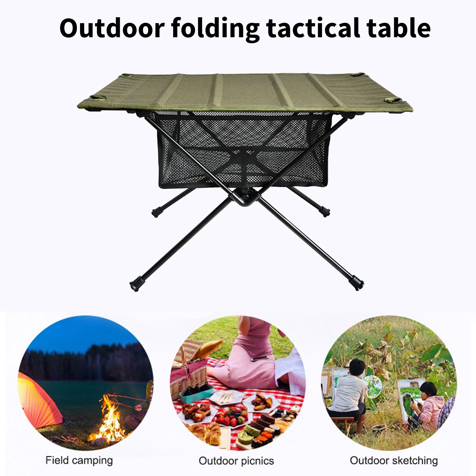 Camping Foldable Table Storage - огляд і ціна Outdoor Camping Folding Storage Box