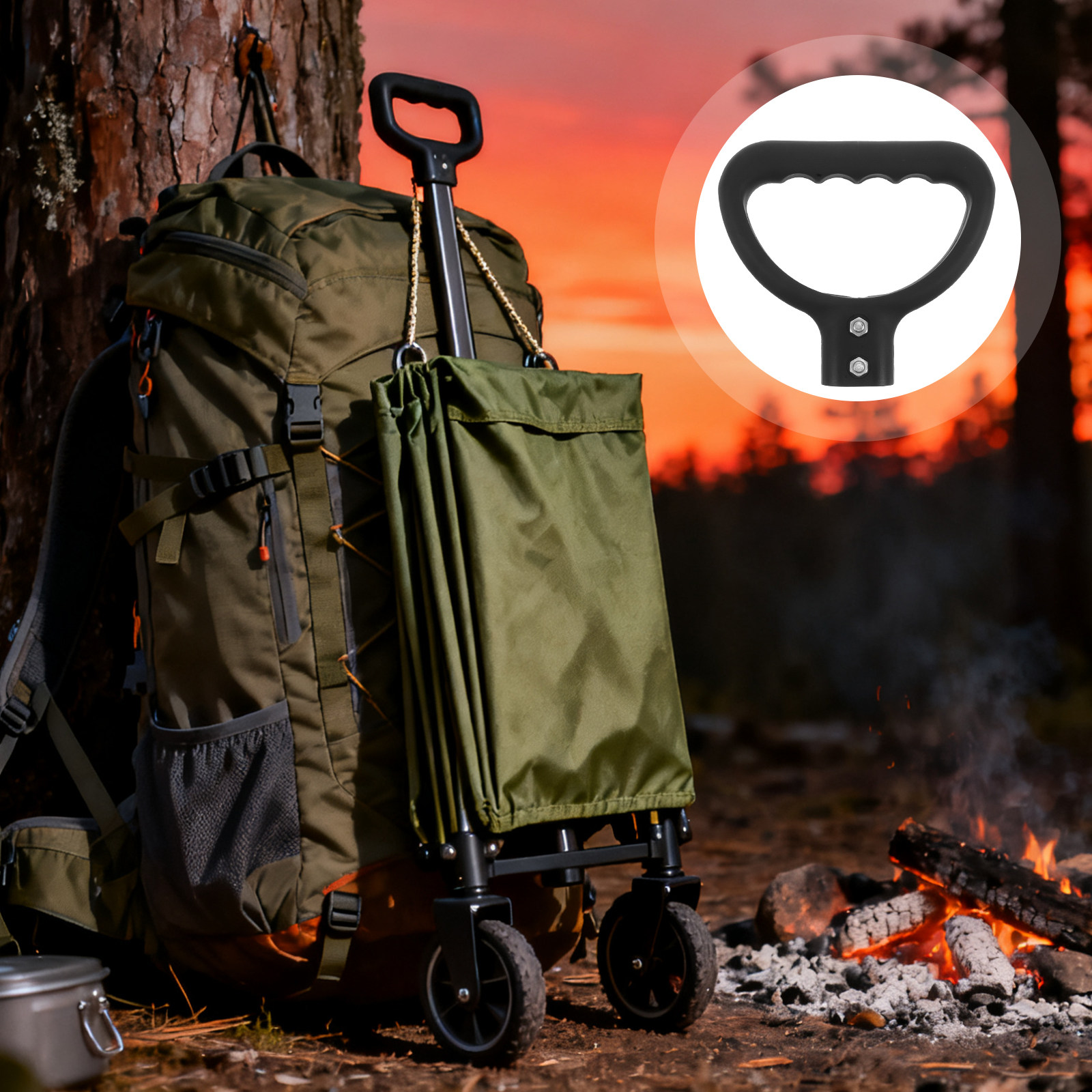 Wagon Handle Bar Replacement F - огляд і ціна Outdoor Camping Trolley