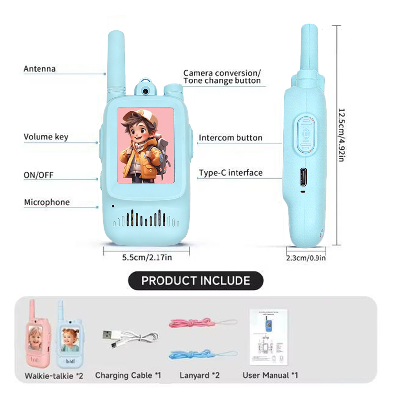 2pcs Kids Video Walkie Talkie  - огляд і ціна Outdoor Camping Videos