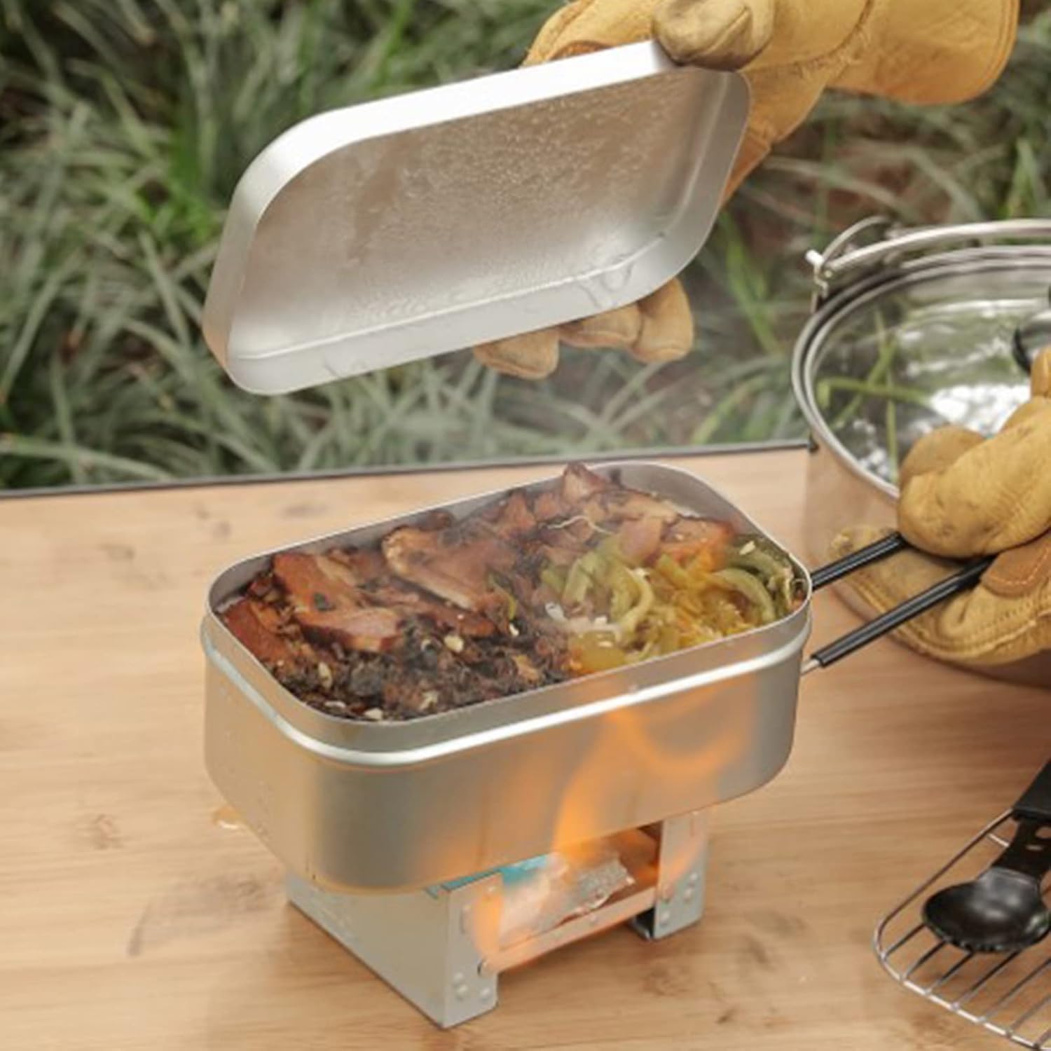 Foldable Bento Box Handle, Lun - огляд і ціна Outdoor Camping Essentials