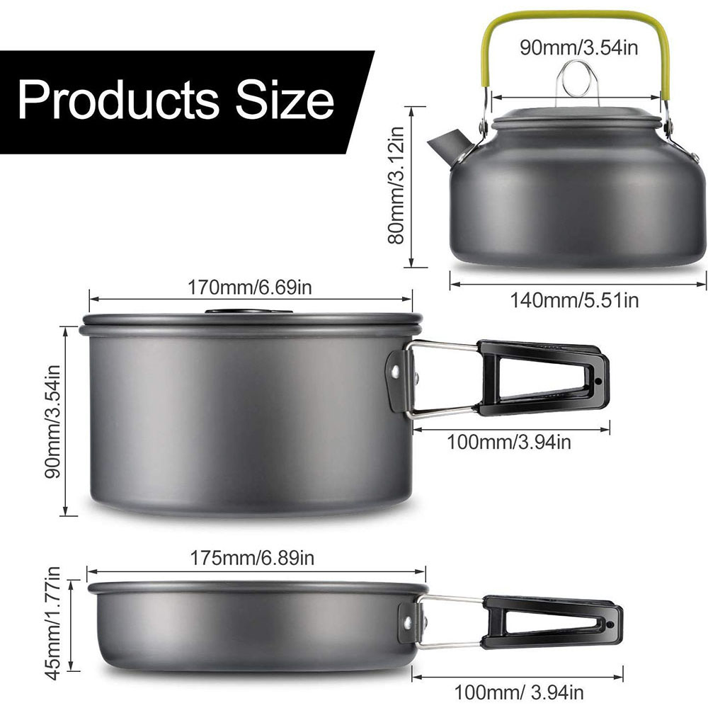 Outdoor Camping Cookware Set M - огляд і ціна Outdoor Camping Essentials